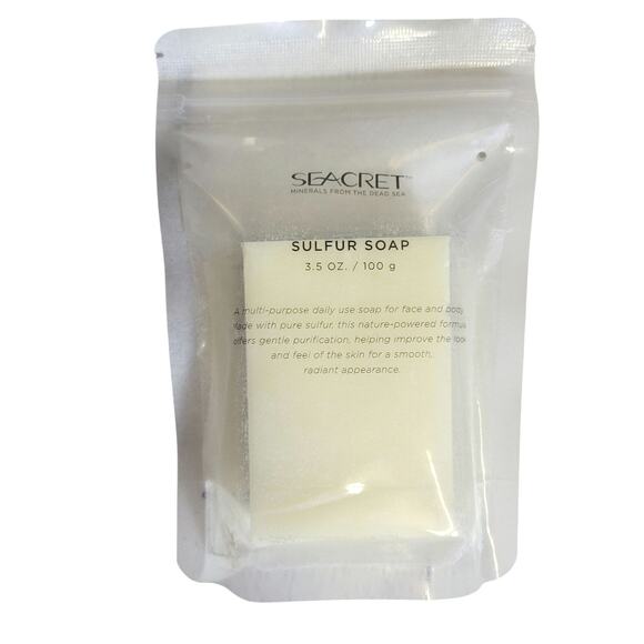 Seacret Sulfur Soap 3.5oz NEW Minerals from the Dead Sea - Picture 1 of 2